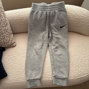 Gray Nike sweat pants